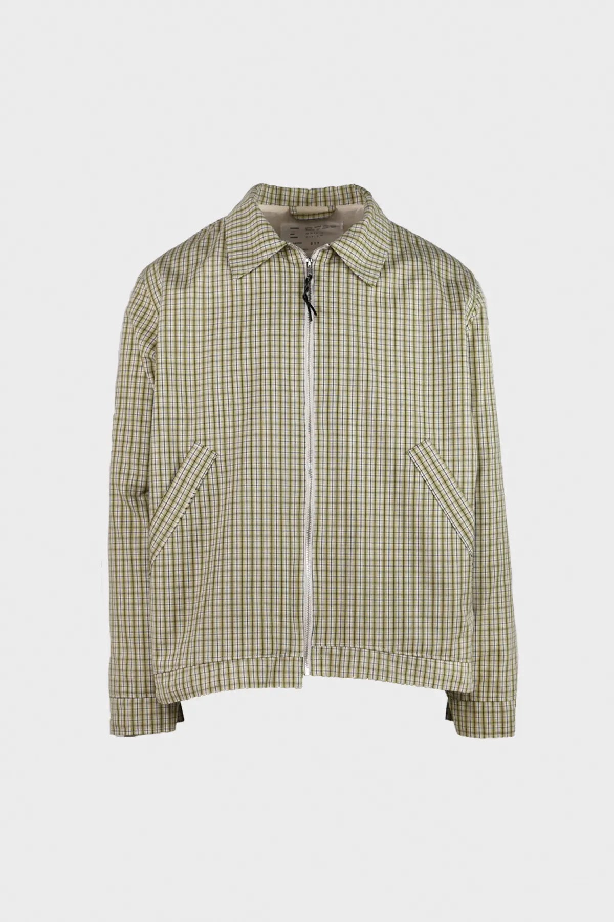 Camiel Fortgens - Custom Cotton Check Simple Jacket - Green Check - Canoe Club