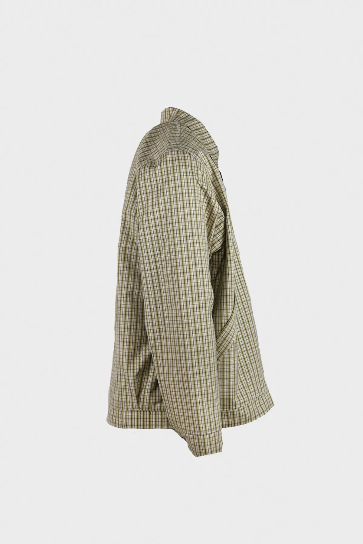Camiel Fortgens - Custom Cotton Check Simple Jacket - Green Check - Canoe Club