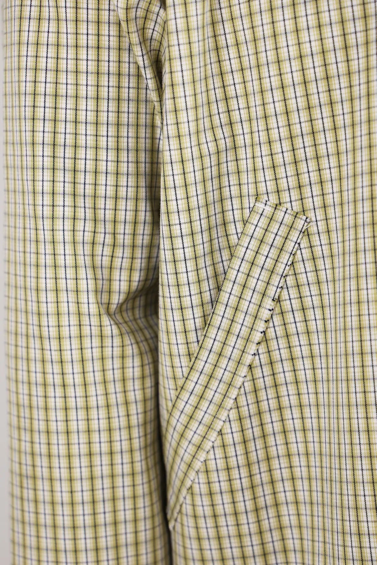 Camiel Fortgens - Custom Cotton Check Simple Jacket - Green Check - Canoe Club
