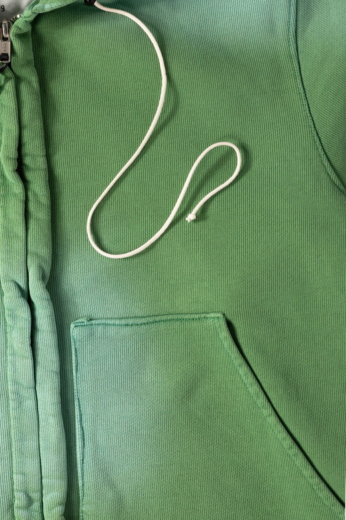 Camiel Fortgens - Fitted Zip Hoodie - Sun Faded Green - Canoe Club