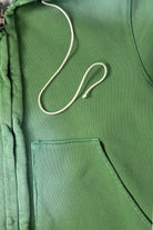 Camiel Fortgens - Fitted Zip Hoodie - Sun Faded Green - Canoe Club