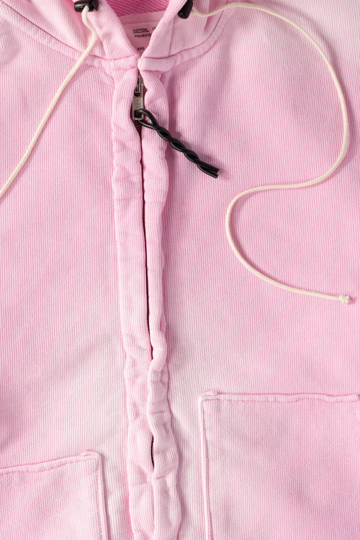 Camiel Fortgens - Fitted Zip Hoodie - Sun Faded Pink - Canoe Club