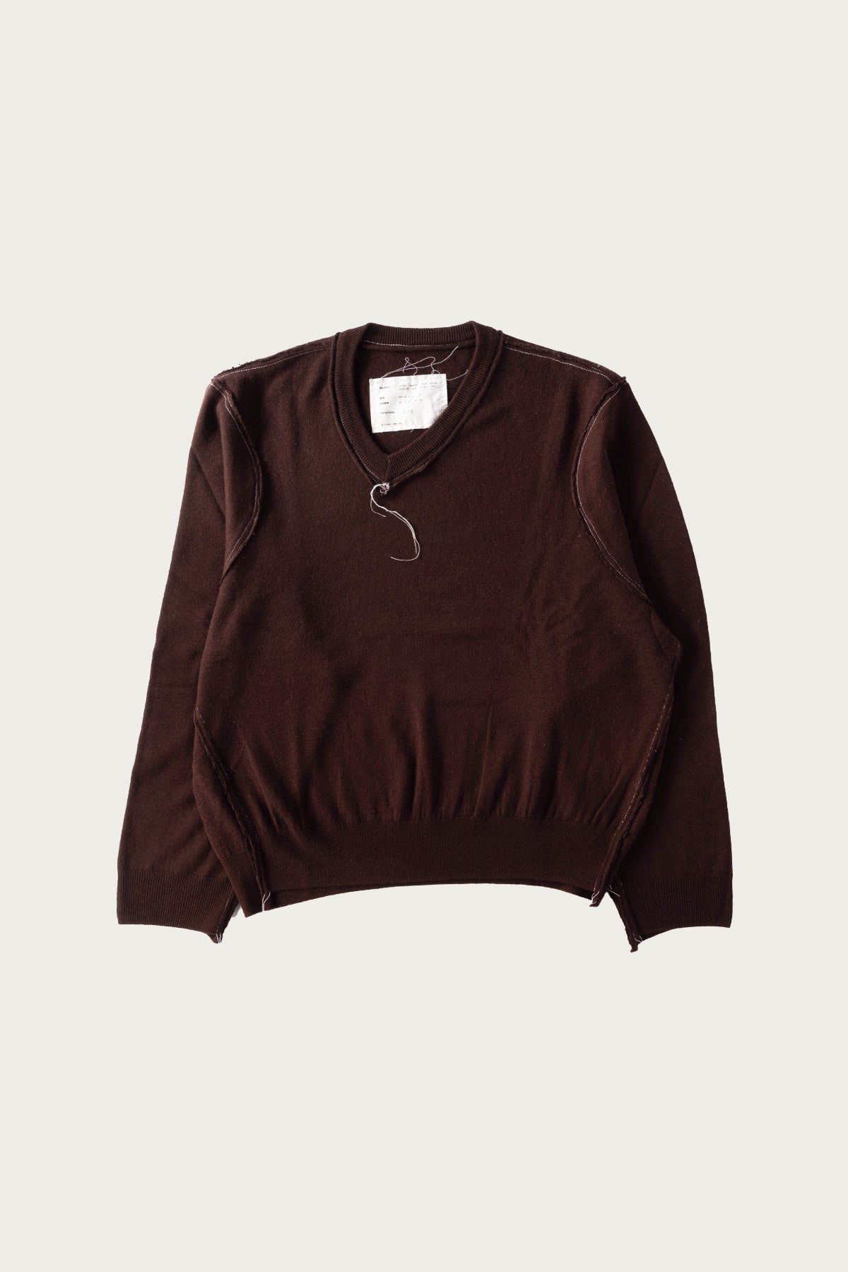 Camiel Fortgens Frankenstein V-Neck | Brown | Canoe Club
