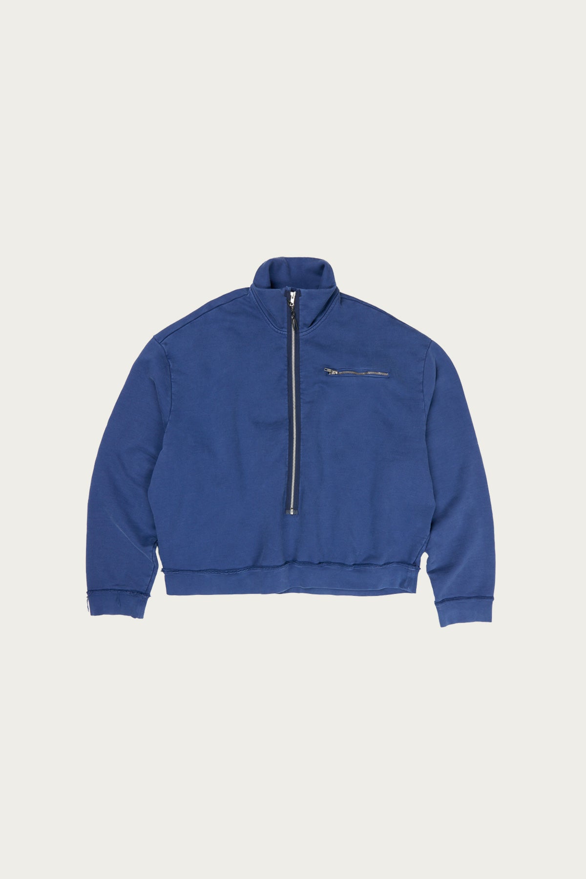 Camiel Fortgens - Half Zip - Navy Heavy Sweat - Canoe Club