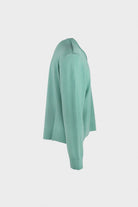 Camiel Fortgens - Merino Wool Knit Frankenstein V-Neck - Sage - Canoe Club