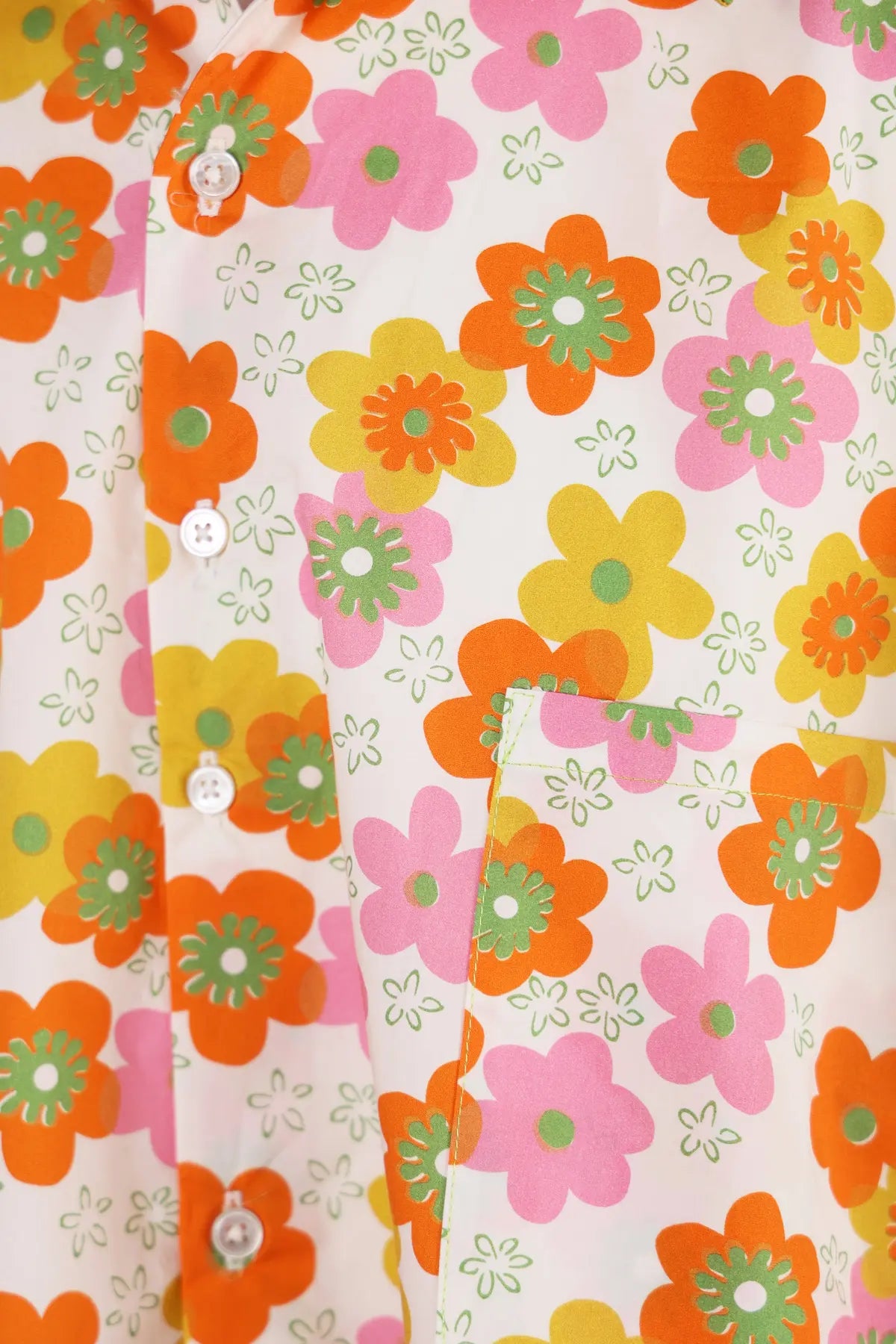 トップス camiel fortgens Overlap Big Shirt Camiel Fortgens Overlap Big Shirt | Flower Print | Canoe Club