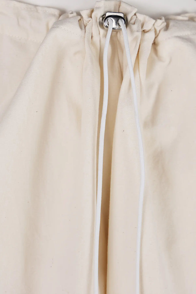 Camiel Fortgens - Sun-Dried Canvas Simple Pants - White - Canoe Club