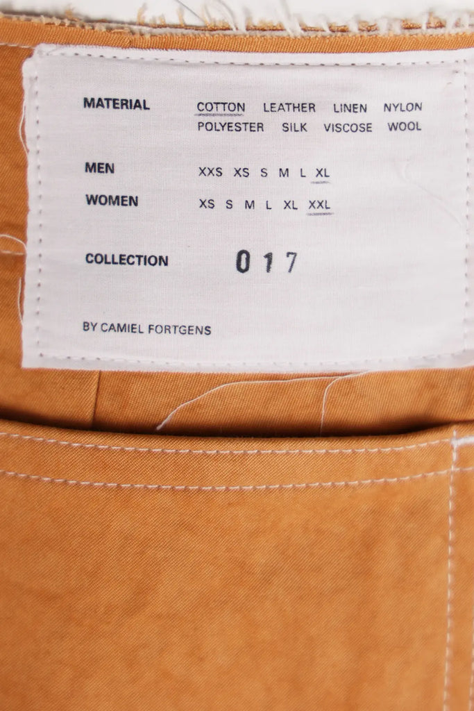 Camiel Fortgens - Sun Dried Cotton Twill Normal Jeans - Orange - Canoe Club