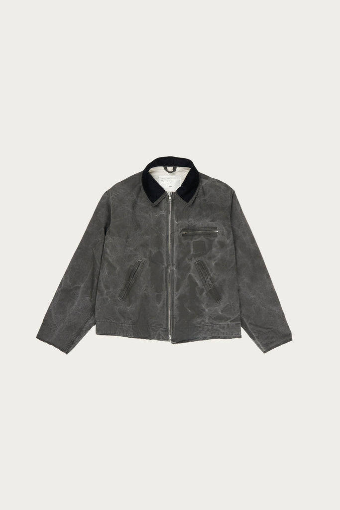Camiel Fortgens Worker Jacket | Black Vintage Wash | Canoe Club