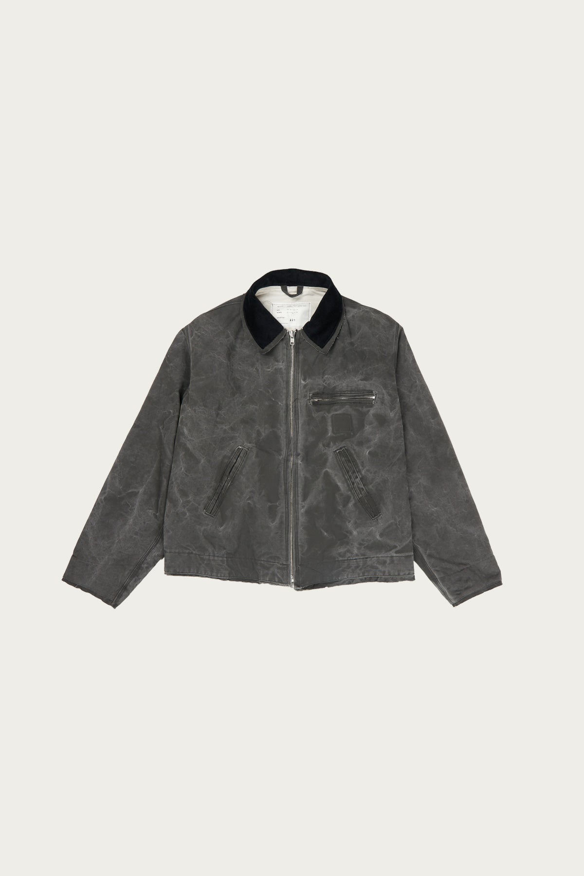 Camiel Fortgens Worker Jacket | Black Vintage Wash | Canoe Club