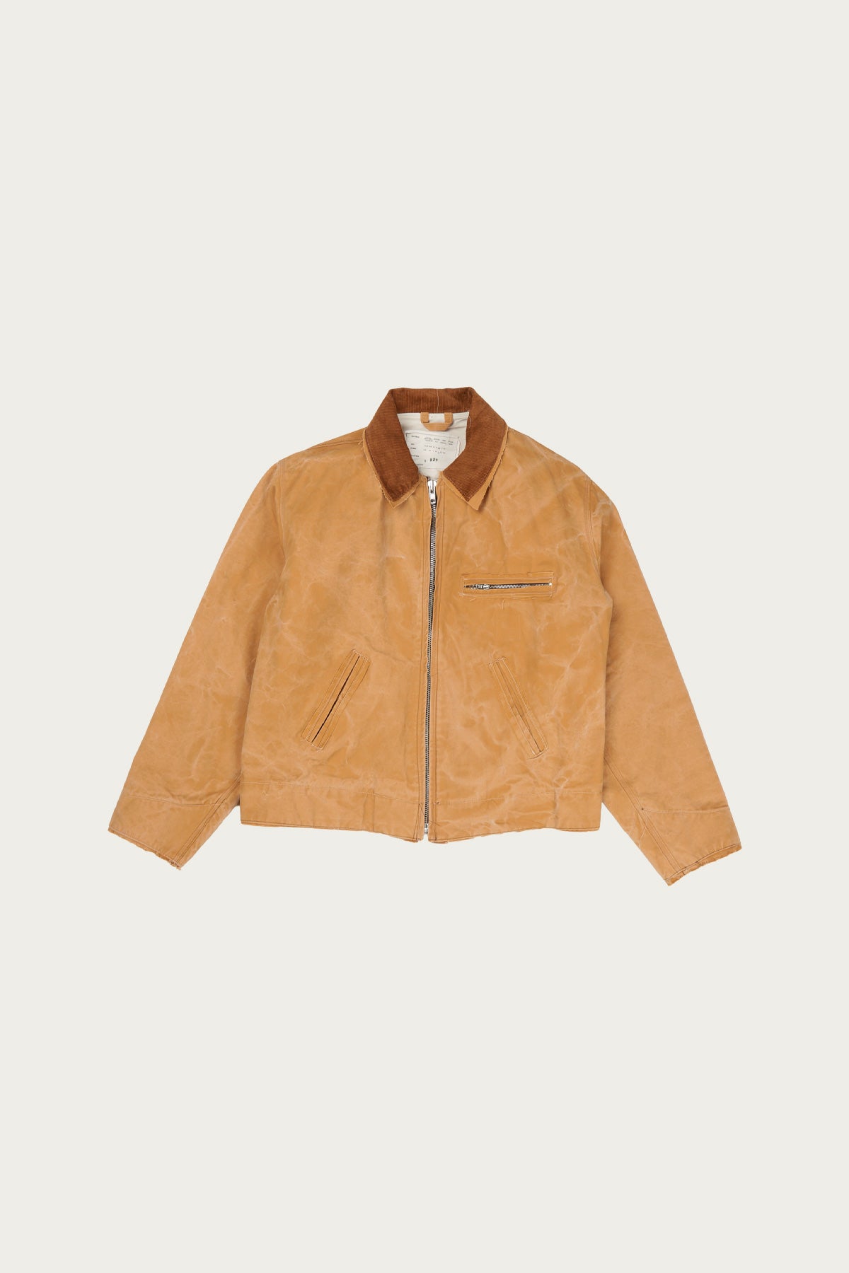 Camiel Fortgens - Worker Jacket - Sand Vintage Wash - Canoe Club