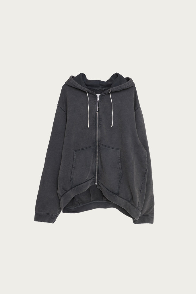 Camiel Fortgens - Zip Hoodie - Black Old Dye - Canoe Club