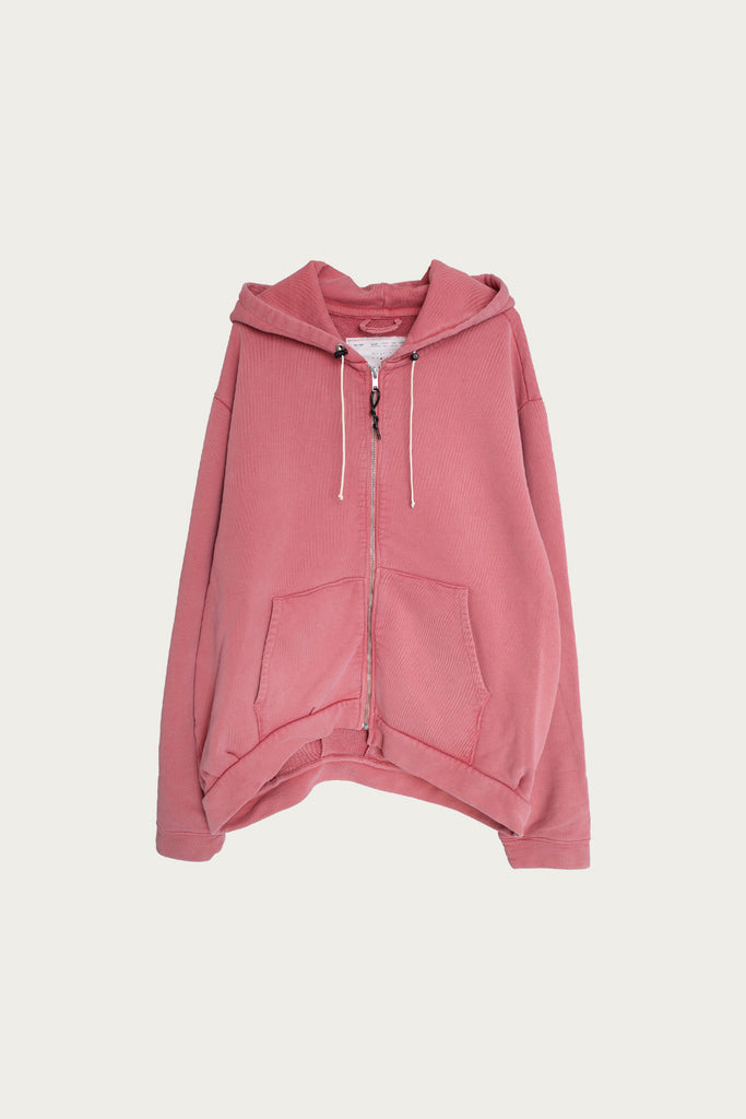 Camiel Fortgens - Zip Hoodie - Coral Old Dye - Canoe Club