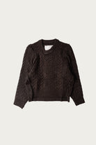 Camiel Fortgens - Frankenstein Cable Knit - Natural Brown Glitter - Canoe Club