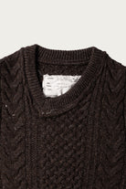Camiel Fortgens - Frankenstein Cable Knit - Natural Brown Glitter - Canoe Club