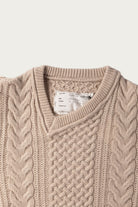Camiel Fortgens - Frankenstein Cable Knit - Natural Off-White - Canoe Club