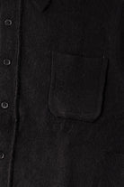 Camiel Fortgens - Hairy Cardigan - Black Alpaca Wool - Canoe Club