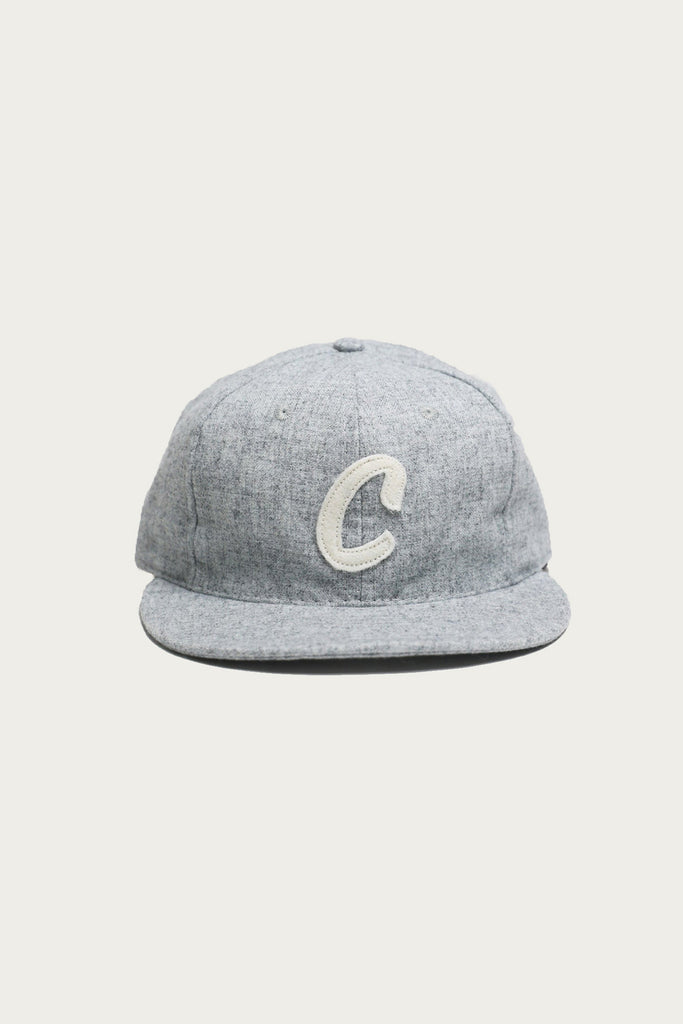 Canoe Club Collaborations - Canoe Club x Ebbets Field Ball Cap - Heather Grey - Canoe Club