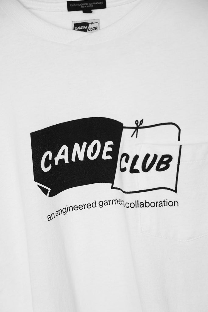 Canoe Club - Canoe Cross Cut Tee - White - Canoe Club