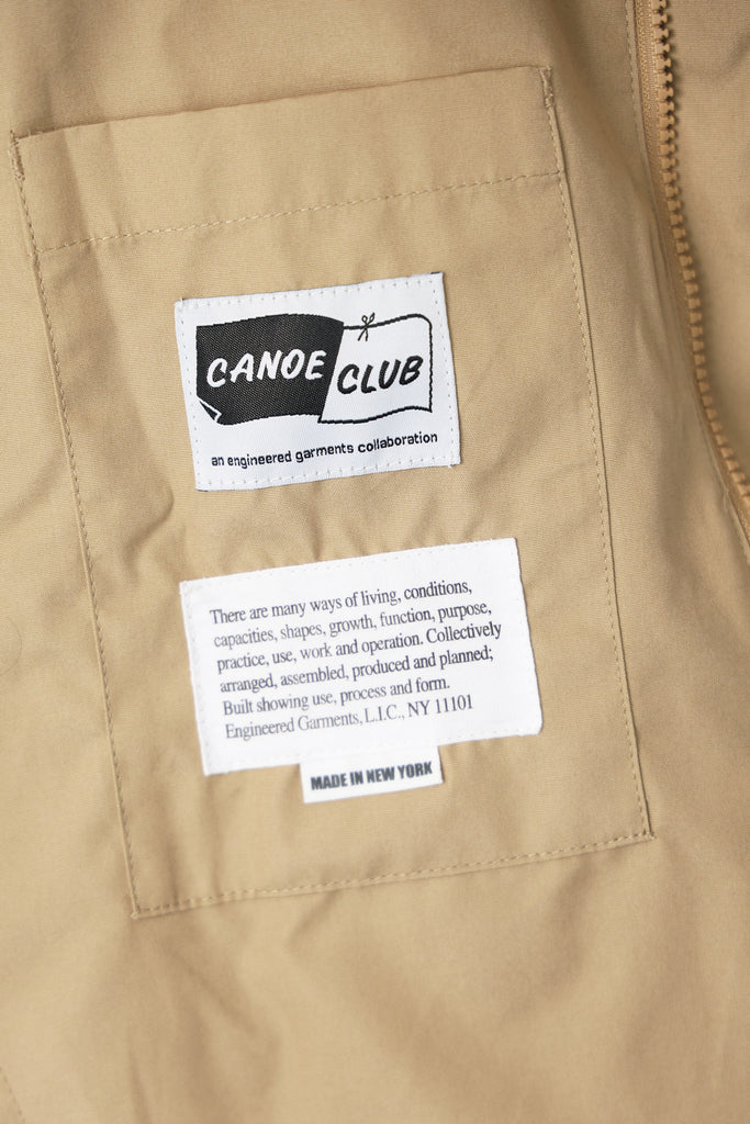 Canoe Club Collaborations - EG x CC Canoe Light Parka - Dune - Canoe Club