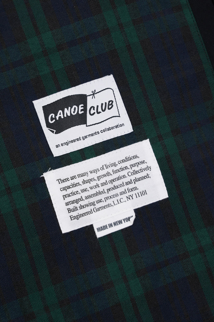Engineered Garments - Canoe Club x Engineered Garments - Club Coat - Ink - Canoe Club