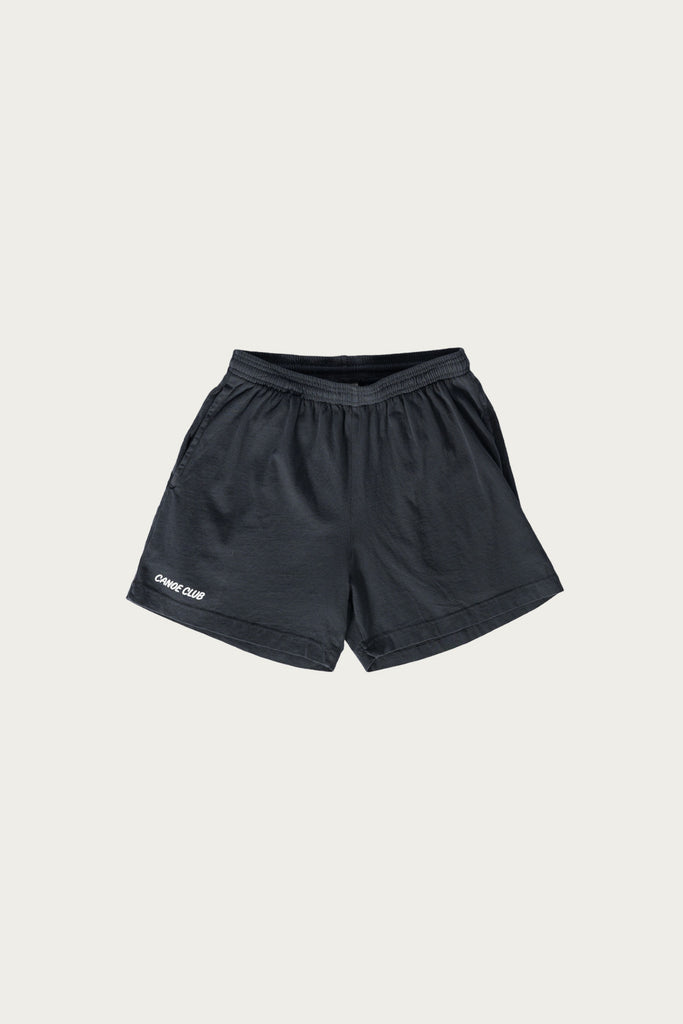 Canoe Club Collaborations - Logo Sweat Shorts - Graphite - Canoe Club