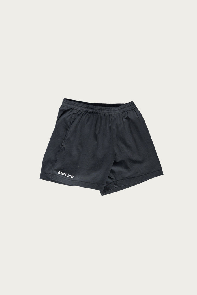 Canoe Club Collaborations - Logo Sweat Shorts - Graphite - Canoe Club