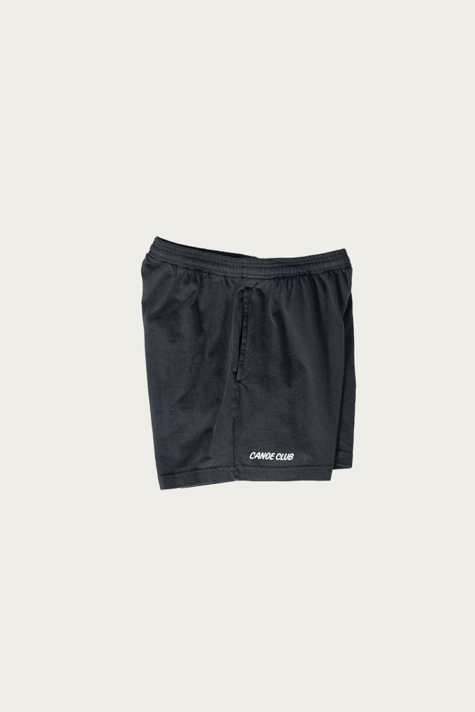 Canoe Club Collaborations - Logo Sweat Shorts - Graphite - Canoe Club