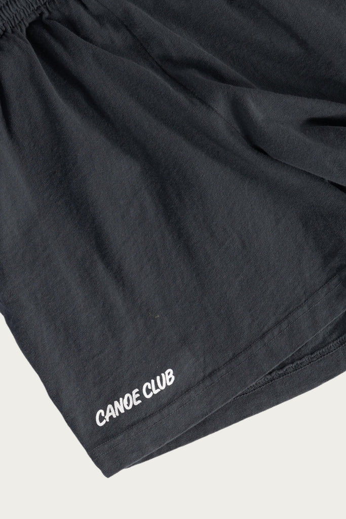 Canoe Club Collaborations - Logo Sweat Shorts - Graphite - Canoe Club