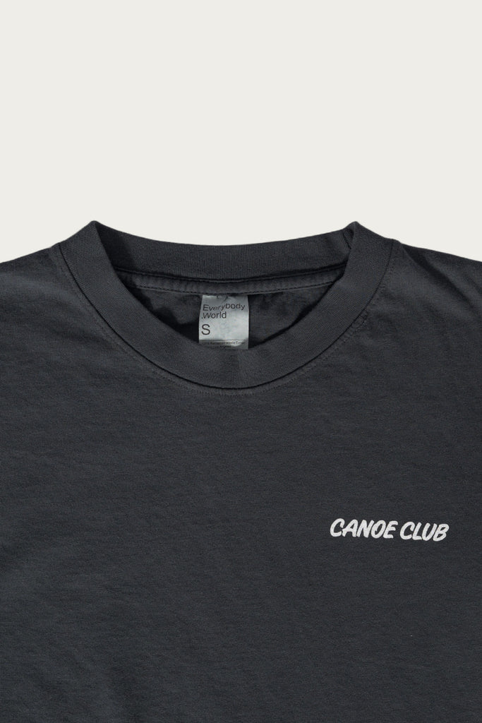 Canoe Club Collaborations - Logo Tee - Graphite - Canoe Club