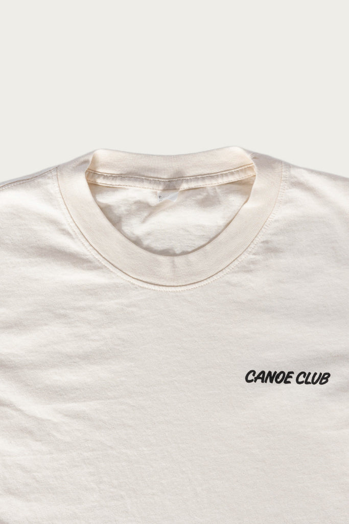 Canoe Club Collaborations - Logo Tee - Parchment - Canoe Club