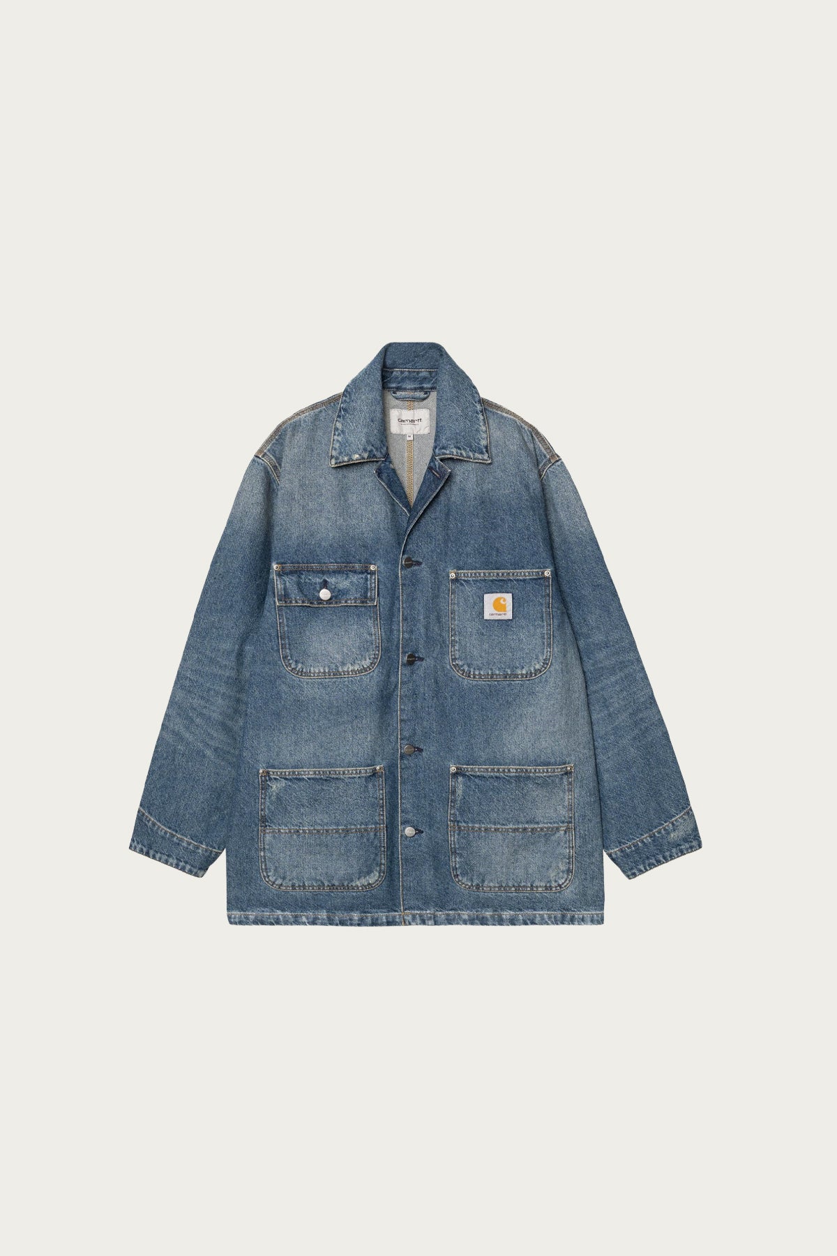 Carhartt Work In Progress - Aden Chore Coat - Blue Grind Wash - Canoe Club