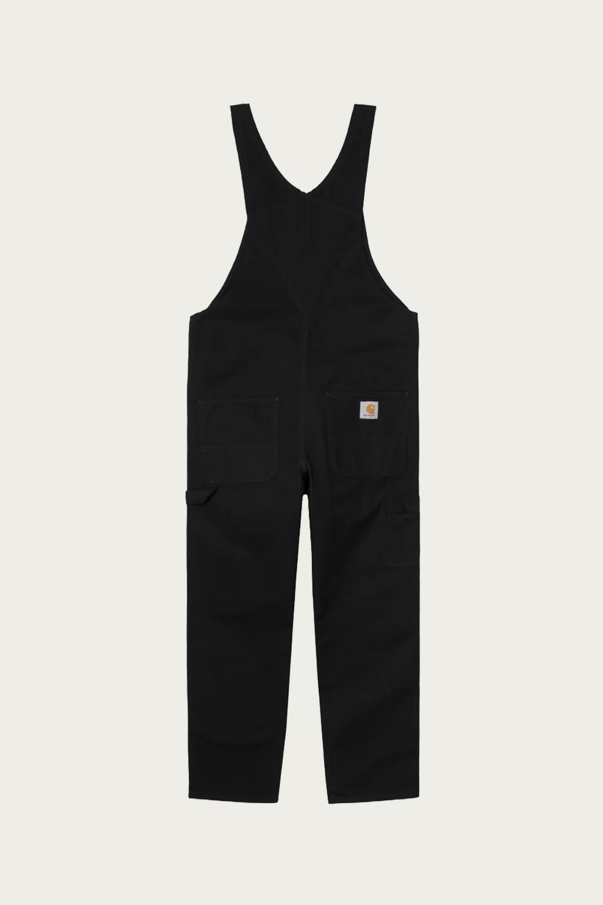 Carhartt Work In Progress - Bib Overalls - Black Rinsed - Canoe Club