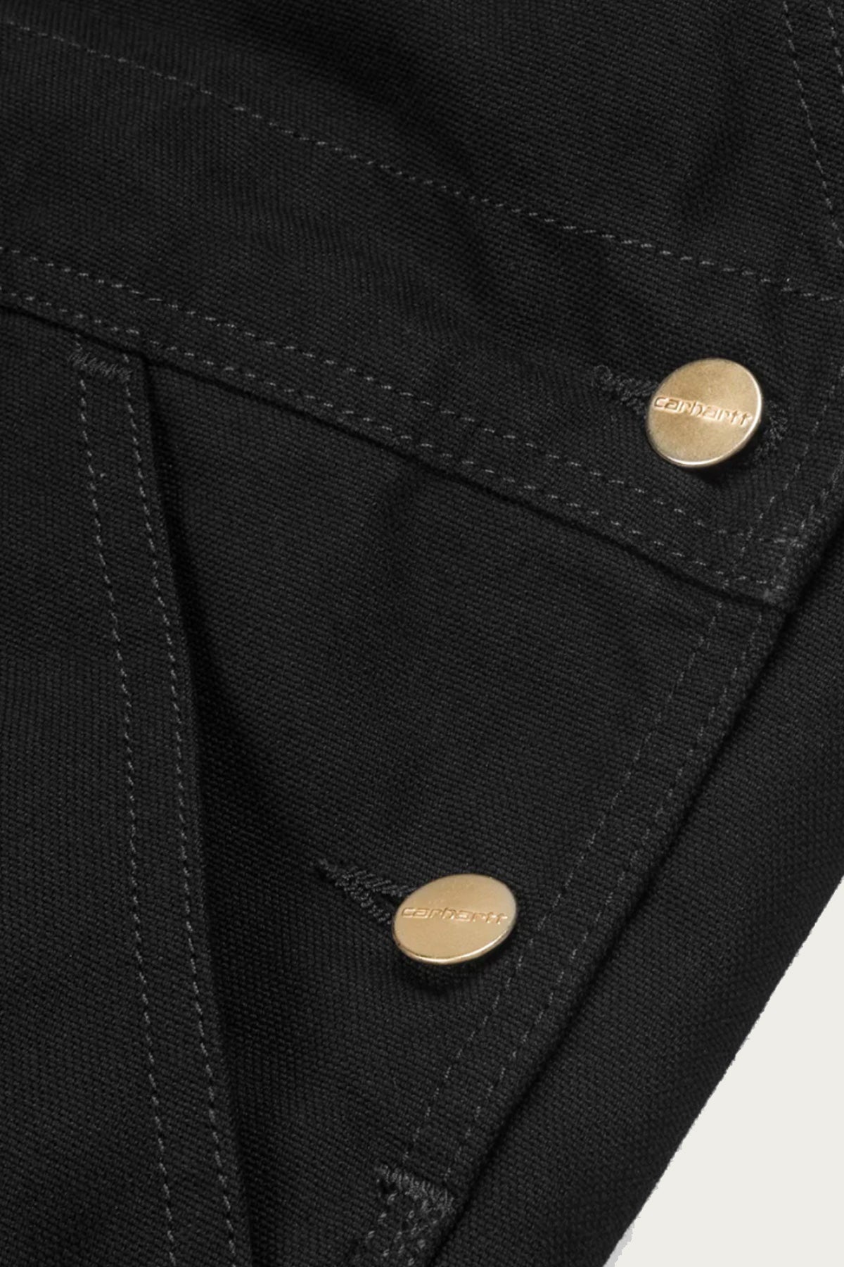 Carhartt Work In Progress - Bib Overalls - Black Rinsed - Canoe Club