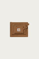 Carhartt Work In Progress - Canvas Pouch Set - Hamilton Brown - Canoe Club
