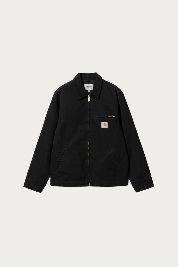 Carhartt Work In Progress - Detroit Jacket - Black/Black Rinsed - Canoe Club