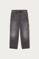 Carhartt Work In Progress - Double Knee Pant - Black Grind Wash - Canoe Club