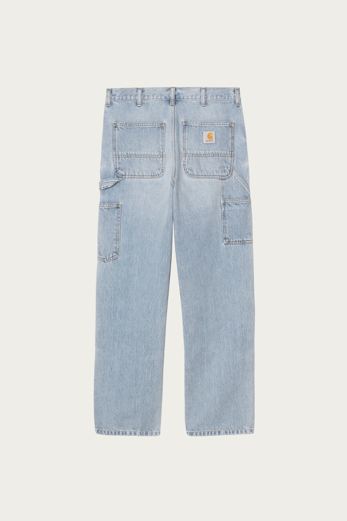 Carhartt Work In Progress - Double Knee Pant - Blue Heavy Worn Bleached - Canoe Club
