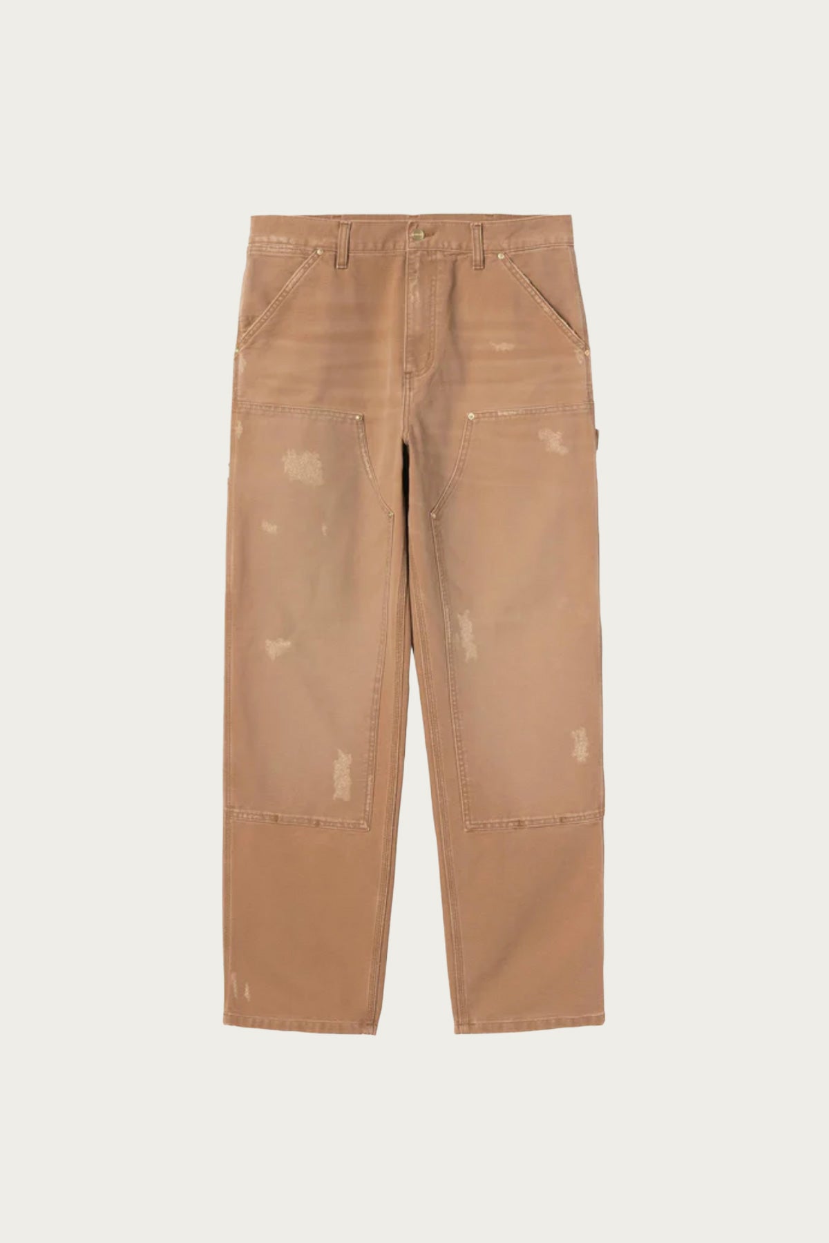 Carhartt Work In Progress - Double Knee Pant - Hamilton Brown Grind Wash - Canoe Club