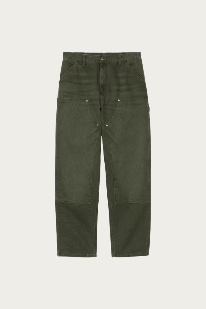 Carhartt Work In Progress - Double Knee Pant - Olive Stone Canvas - Canoe Club