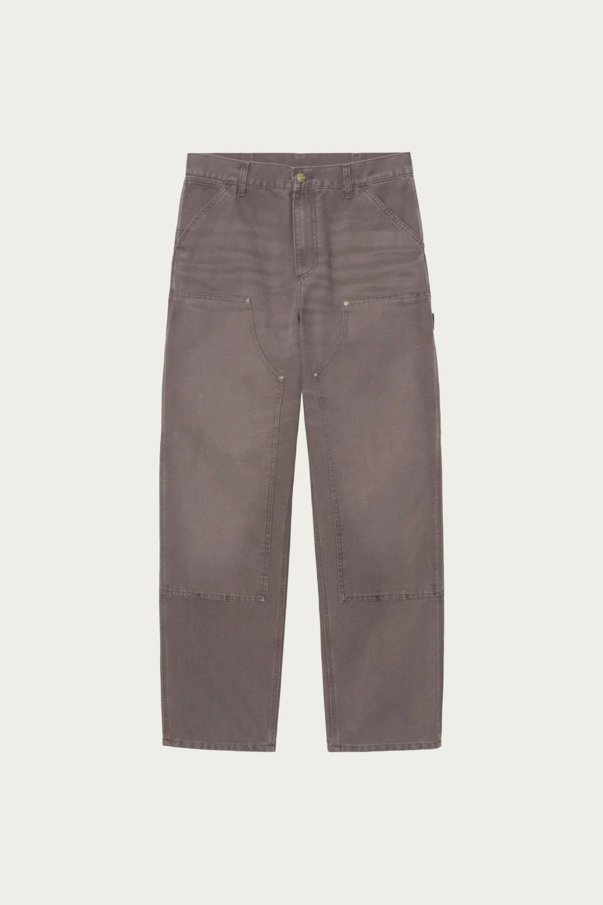 Carhartt Work In Progress - Double Knee Pant - Shale Stone Canvas - Canoe Club