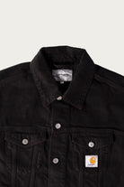Carhartt Work In Progress - Everson Trucker Jacket - Everson Print/Black Palisander Garment Dye - Canoe Club
