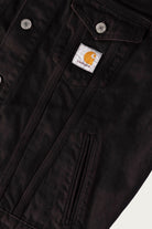 Carhartt Work In Progress - Everson Trucker Jacket - Everson Print/Black Palisander Garment Dye - Canoe Club