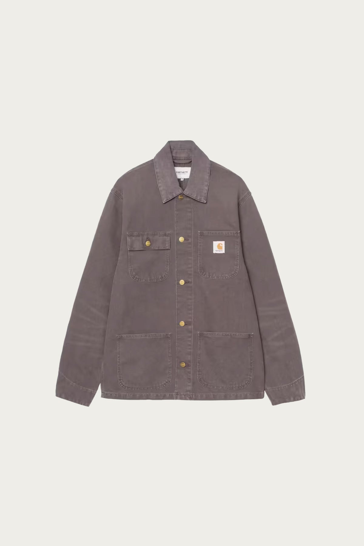 Carhartt Work In Progress - Michigan Coat - Shale Stone Canvas - Canoe Club