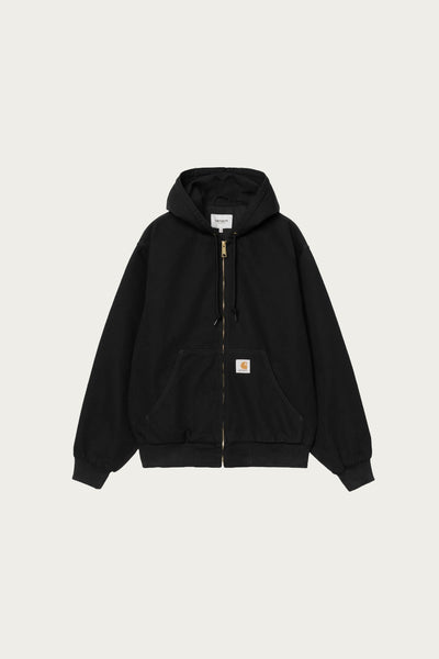 Carhartt Work In Progress OG Active Jacket | Black Rinsed | Canoe Club