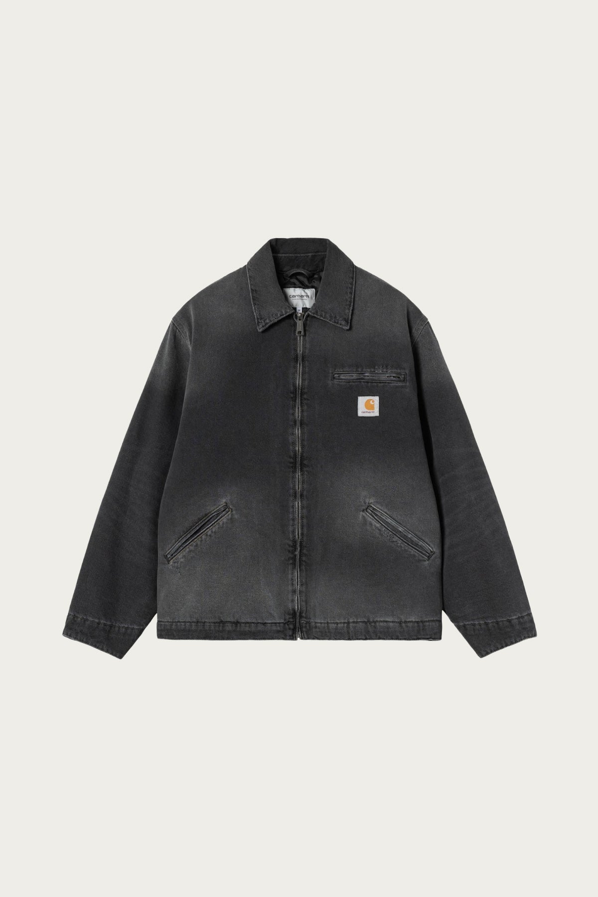 Carhartt Work In Progress - OG Detroit Jacket - Black Grind Wash - Canoe Club