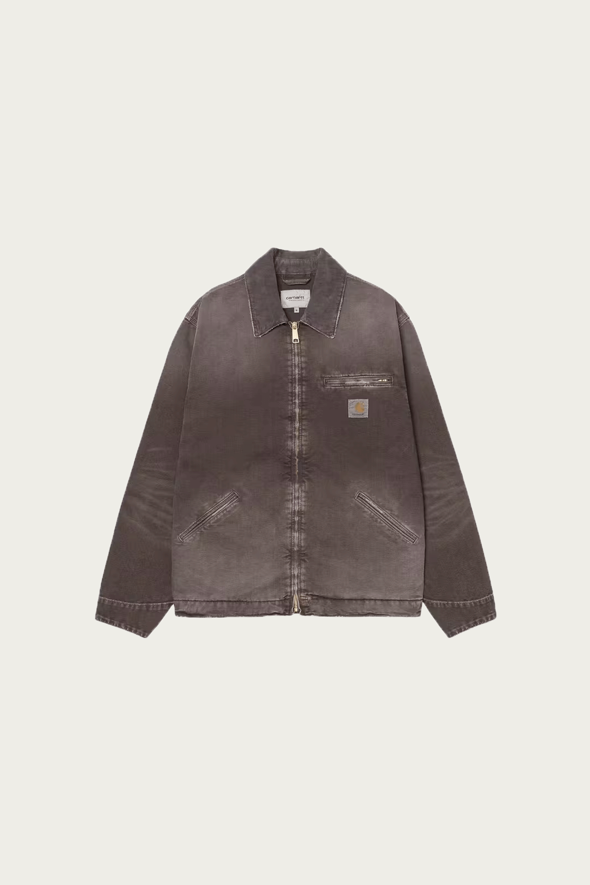 Carhartt Work In Progress - OG Detroit Jacket - Tobacco Destroyed Wash - Canoe Club