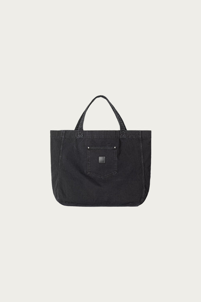 Carhartt Work In Progress - Rivet Tote Bag - Black Stone Washed - Canoe Club