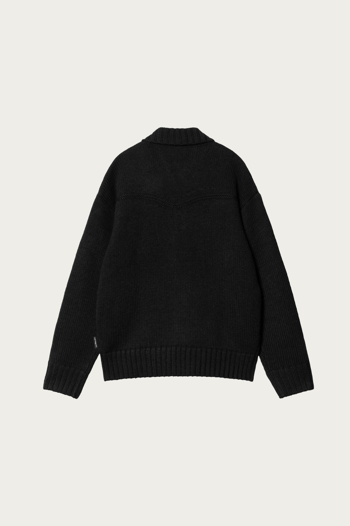 Carhartt Work In Progress - Santa Fe Cardigan - Black - Canoe Club