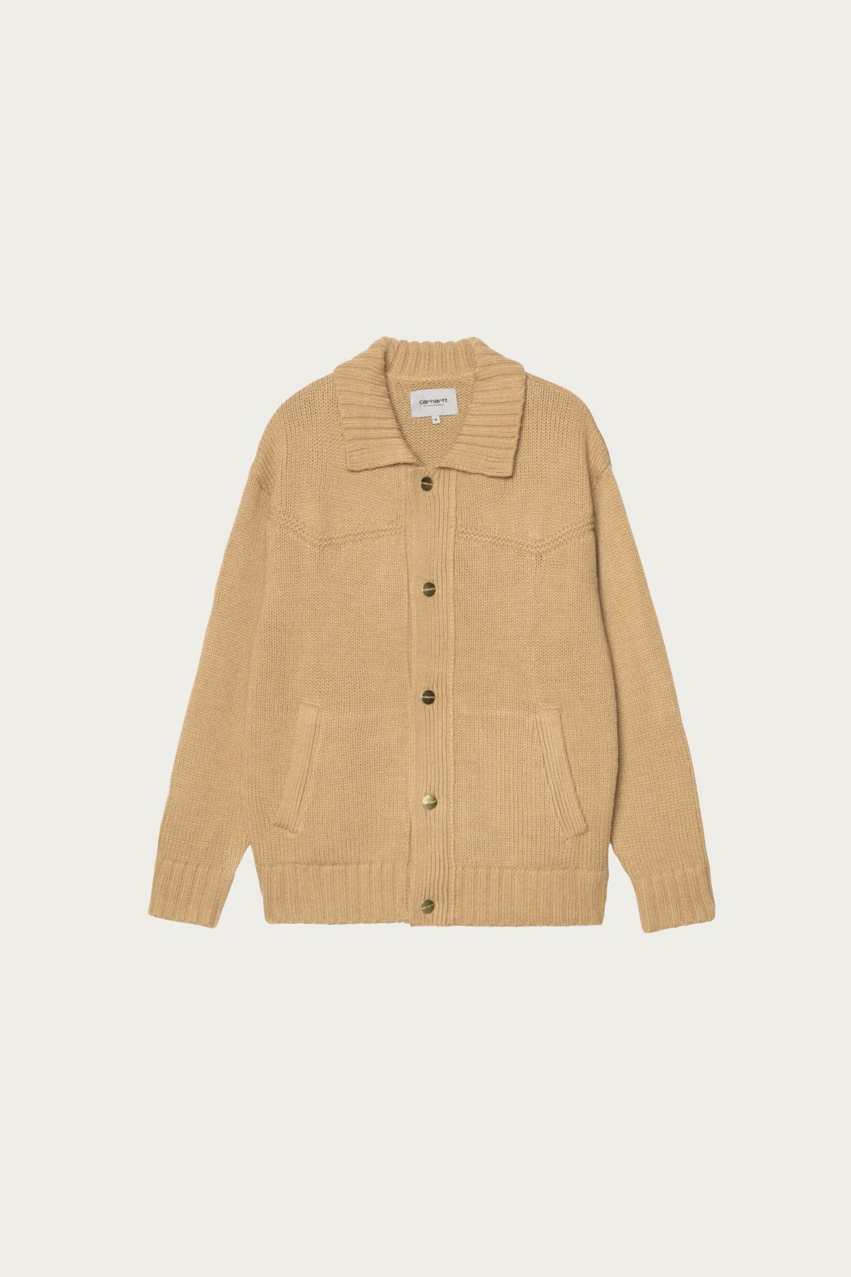 Carhartt Work In Progress - Santa Fe Cardigan - Dusty Hamilton Brown - Canoe Club